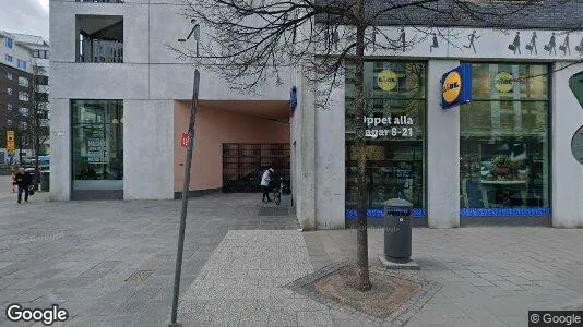 Affärslokaler att hyra i Hammarbyhamnen - Bild från Google Street View