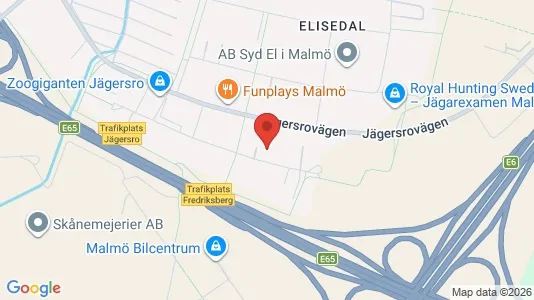 Lagerlokaler att hyra i Fosie - kort over placeringen