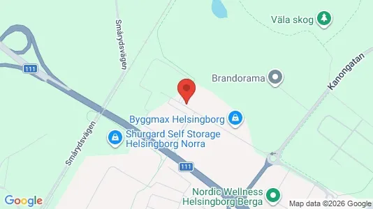 Lagerlokaler att hyra i Högsby - kort over placeringen