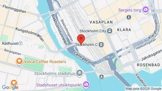 Kontorslokaler att hyra i Stockholm Innerstad - kort over placeringen