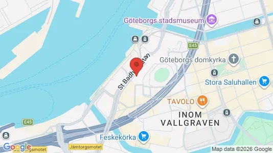 Kontorslokaler att hyra i Göteborg Centrum - kort over placeringen