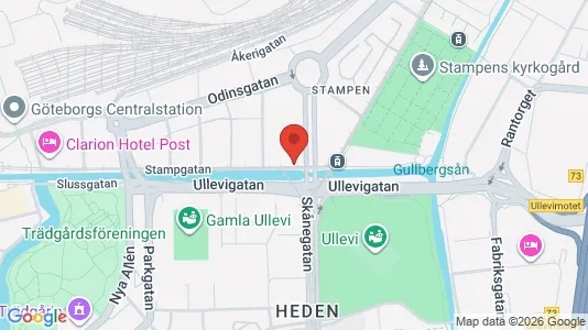 Kontorslokaler att hyra i Stockholm Innerstad - kort over placeringen
