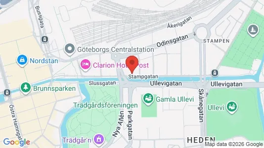 Kontorslokaler att hyra i Stockholm Innerstad - kort over placeringen