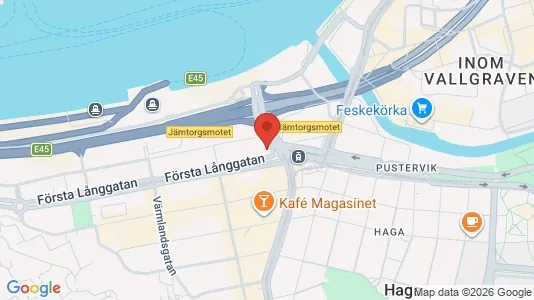 Kontorslokaler att hyra i Göteborg Centrum - kort over placeringen