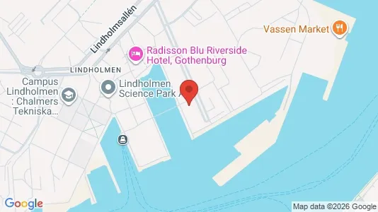 Kontorslokaler att hyra i Lundby - kort over placeringen