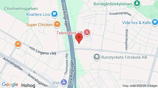 Kontorslokaler att hyra i Malmö Centrum - kort over placeringen