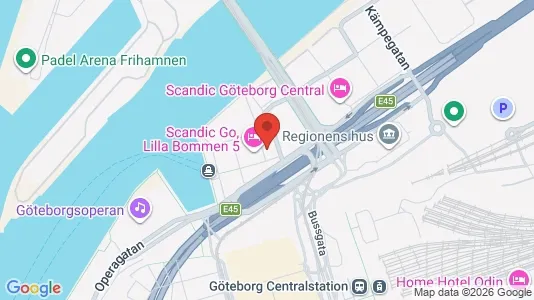 Kontorslokaler att hyra i Stockholm Innerstad - kort over placeringen