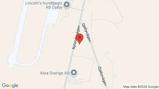 Kontorslokaler att hyra i Växjö - kort over placeringen