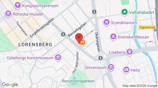 Kontorslokaler att hyra i Göteborg Centrum - kort over placeringen