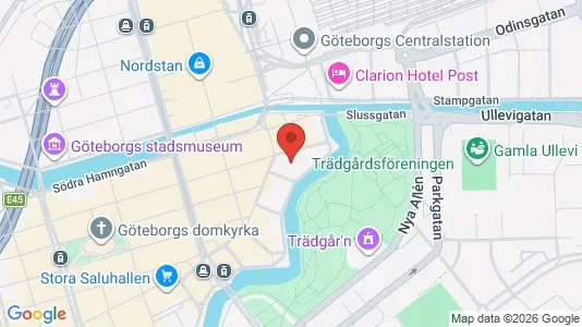 Kontorslokaler att hyra i Göteborg Centrum - kort over placeringen
