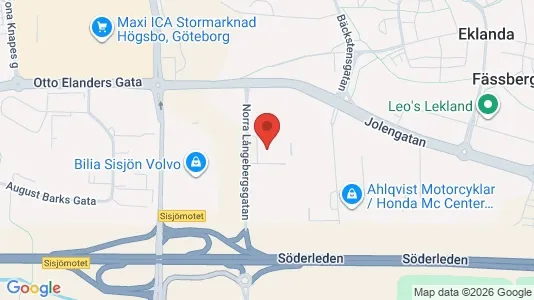 Lagerlokaler att hyra i Askim-Frölunda-Högsbo - kort over placeringen