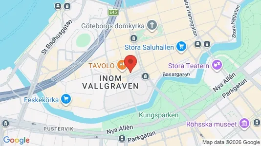 Kontorslokaler att hyra i Göteborg Centrum - kort over placeringen