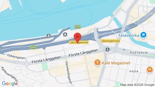 Kontorslokaler att hyra i Göteborg Centrum - kort over placeringen