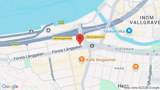 Kontorslokaler att hyra i Göteborg Centrum - kort over placeringen