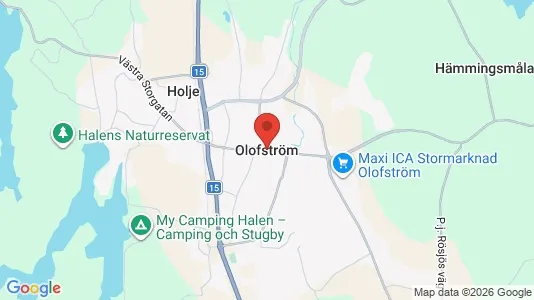 Restauranglokaler att hyra i Olofström - kort over placeringen