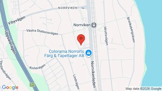 Kontorslokaler att hyra i Sollentuna - kort over placeringen