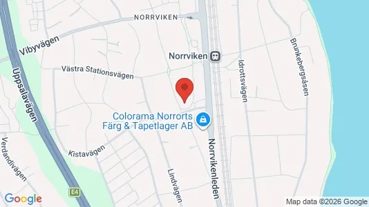 Kontorslokaler att hyra i Sollentuna - kort over placeringen