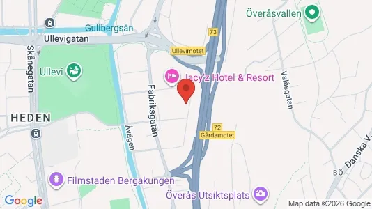 Kontorslokaler att hyra i Örgryte-Härlanda - kort over placeringen