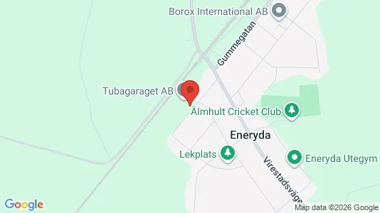Affärslokaler att hyra i Älmhult - kort over placeringen