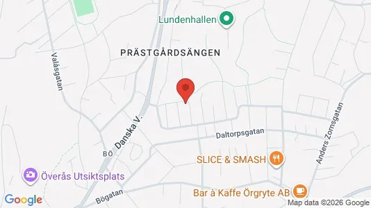 Kontorslokaler att hyra i Örgryte-Härlanda - kort over placeringen