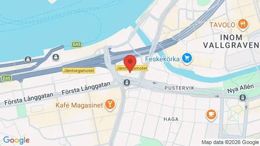 Kontorslokaler att hyra i Göteborg Centrum - kort over placeringen