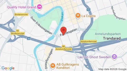 Affärslokaler att hyra i Borås - Bild från Google Street View
