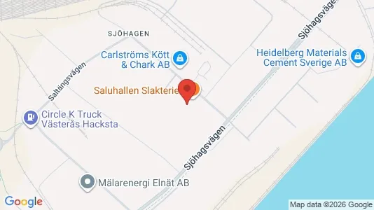 Affärslokaler att hyra i Västerås - kort over placeringen