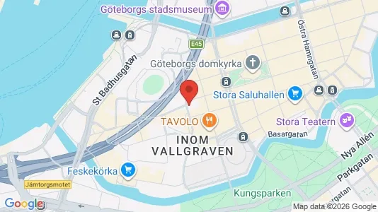 Affärslokaler att hyra i Göteborg Centrum - kort over placeringen