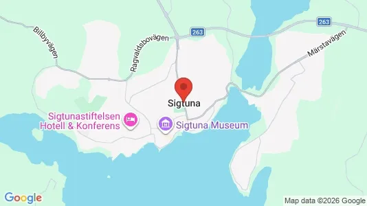 Industrilokaler att hyra i Sigtuna - kort over placeringen