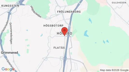 Kontorslokaler att hyra i Askim-Frölunda-Högsbo - kort over placeringen