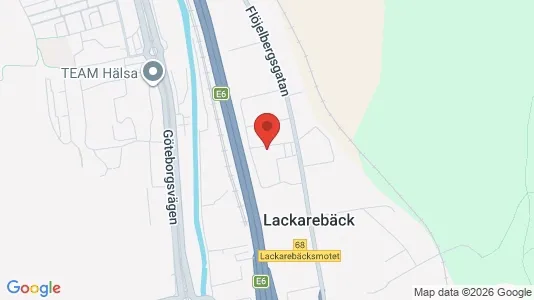 Kontorslokaler att hyra i Mölndal - kort over placeringen