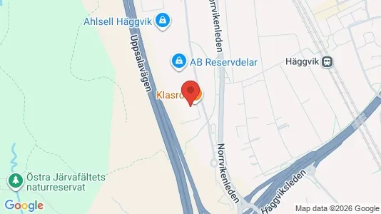 Kontorslokaler att hyra i Sollentuna - kort over placeringen