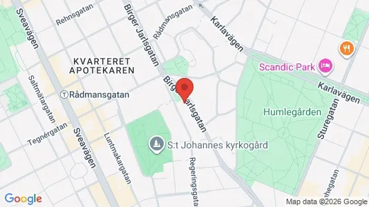 Kontorslokaler att hyra i Stockholm Innerstad - kort over placeringen