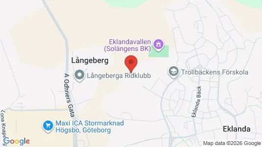 Kontorslokaler att hyra i Mölndal - kort over placeringen