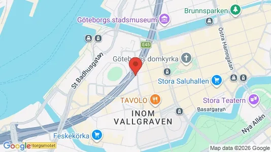 Affärslokaler att hyra i Göteborg Centrum - kort over placeringen