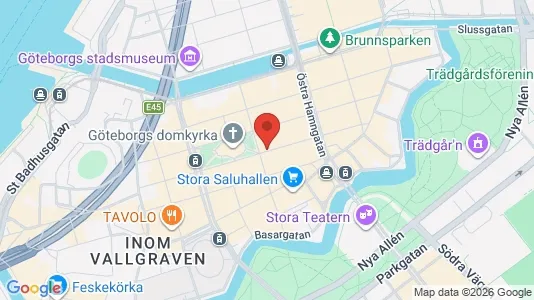Affärslokaler att hyra i Göteborg Centrum - kort over placeringen