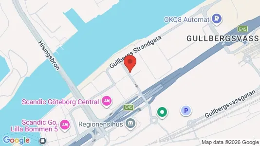 Kontorslokaler att hyra i Göteborg Centrum - kort over placeringen