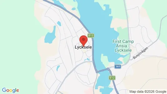 Coworking spaces att hyra i Lycksele - kort over placeringen