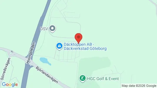 Lagerlokaler att hyra i Lundby - kort over placeringen