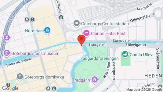 Kontorslokaler att hyra i Göteborg Centrum - kort over placeringen