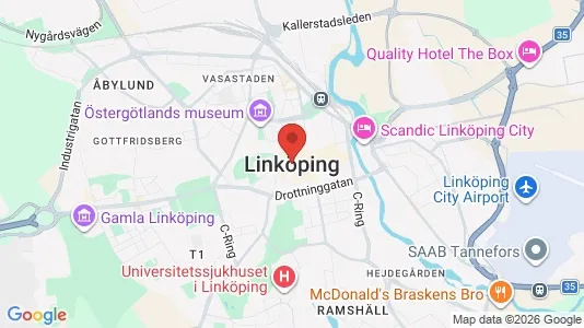Kontorslokaler att hyra i Linköping - Bild från Google Street View
