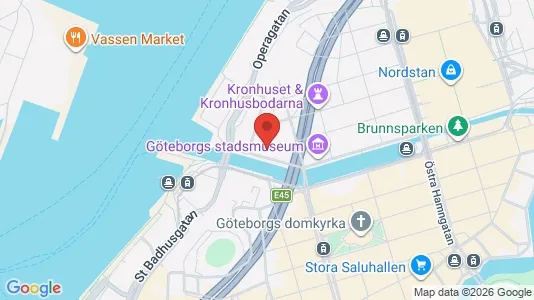 Affärslokaler att hyra i Göteborg Centrum - kort over placeringen