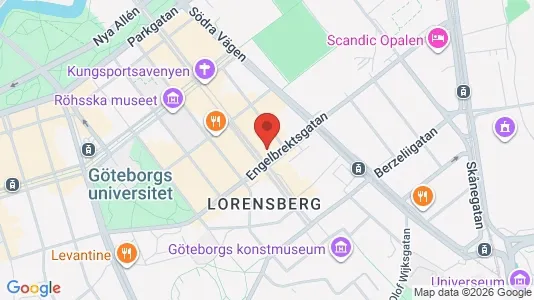 Kontorslokaler att hyra i Göteborg Centrum - kort over placeringen