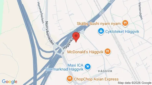 Kontorslokaler att hyra i Sollentuna - kort over placeringen