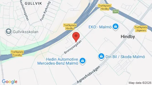 Kontorslokaler att hyra i Fosie - kort over placeringen