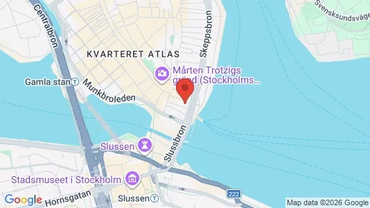 Kontorslokaler att hyra i Stockholm Innerstad - kort over placeringen