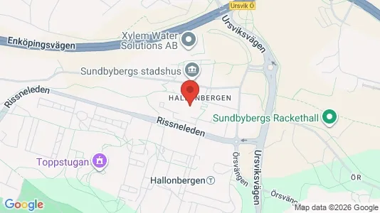 Affärslokaler att hyra i Sundbyberg - kort over placeringen