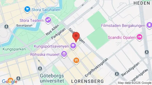Kontorslokaler att hyra i Stockholm Innerstad - kort over placeringen