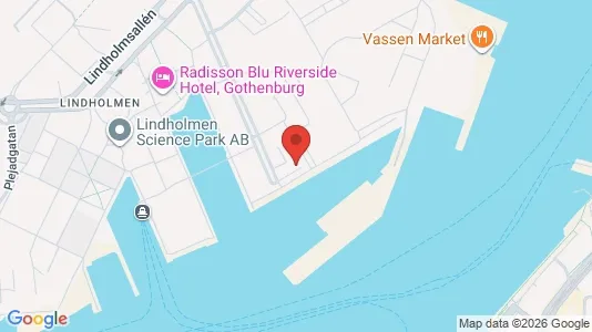 Kontorslokaler att hyra i Lundby - kort over placeringen
