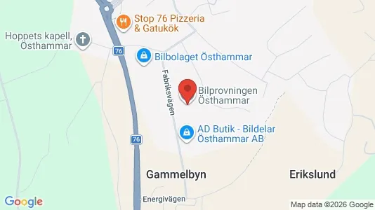 Affärslokaler att hyra i Östhammar - Bild från Google Street View